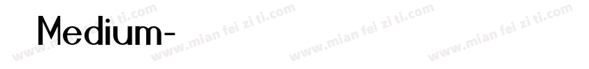 玄武 Medium字体转换